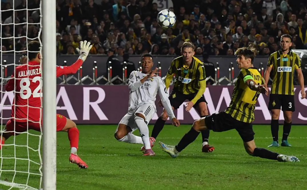 «Кайрат» уступил «Реалу» в матче Лиги чемпионов