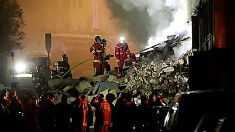 В Марселе  обрушился четырёхэтажный жилой дом