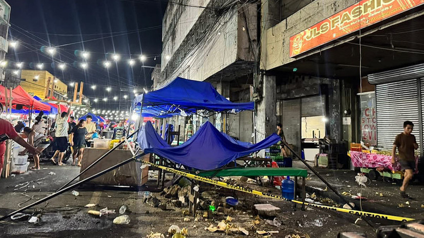 Сильное землетрясение в Себу: десятки погибших