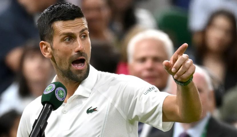 Джокович осудил поведение зрителей на Уимблдоне